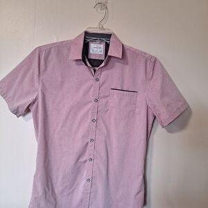 Men's Pink Short Sleeve Shirt